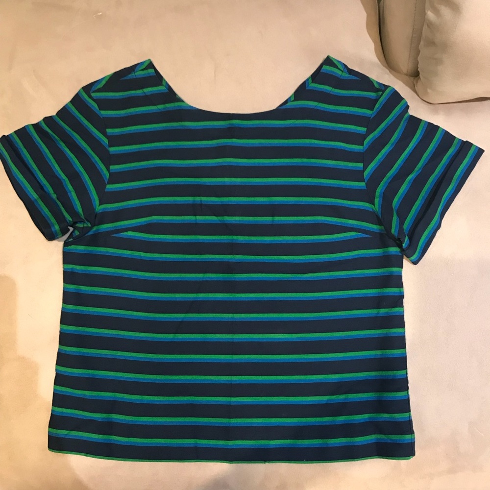 J. Crew Striped Crop Top XS